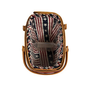 1996 Longaberger All-American Summertime Basket w/Liner & Divided Protector